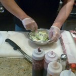 Mixing it in and up!