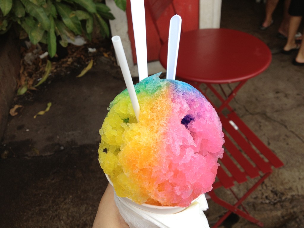 Shave Ice at AOKI'S 