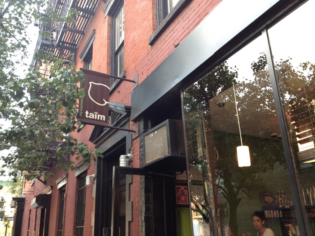 TAÏM, 222 Waverly Place (between West 11th Street and Seventh Avenue), West Village