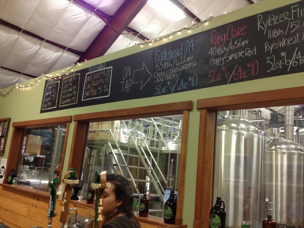 FIDDLEHEAD BREWING COMPANY, 6305 Shelburne Road, Shelburne, VT