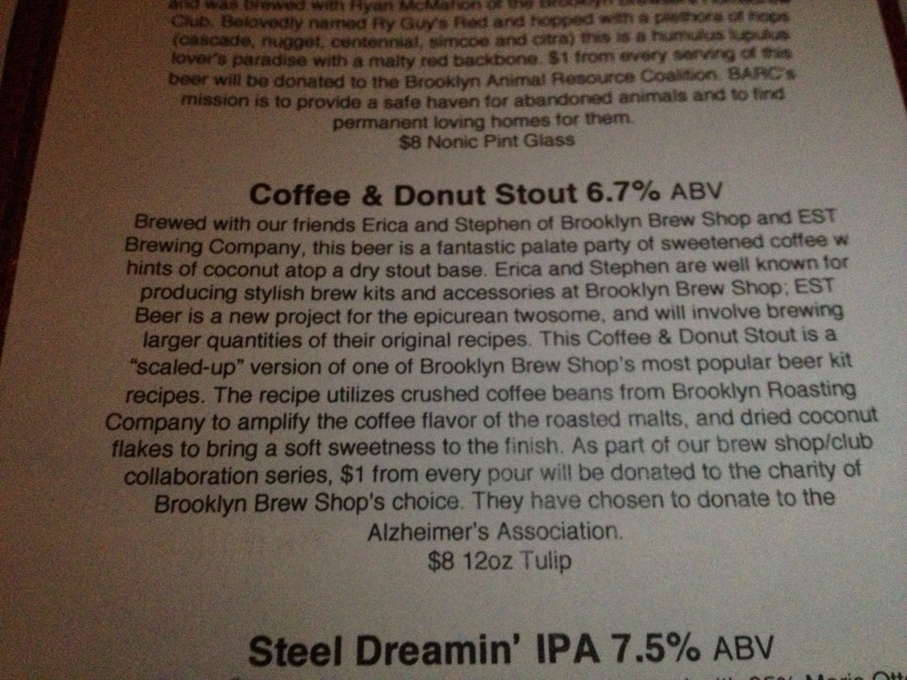 Coffee, Doughnuts, and Beer, Oh My!
