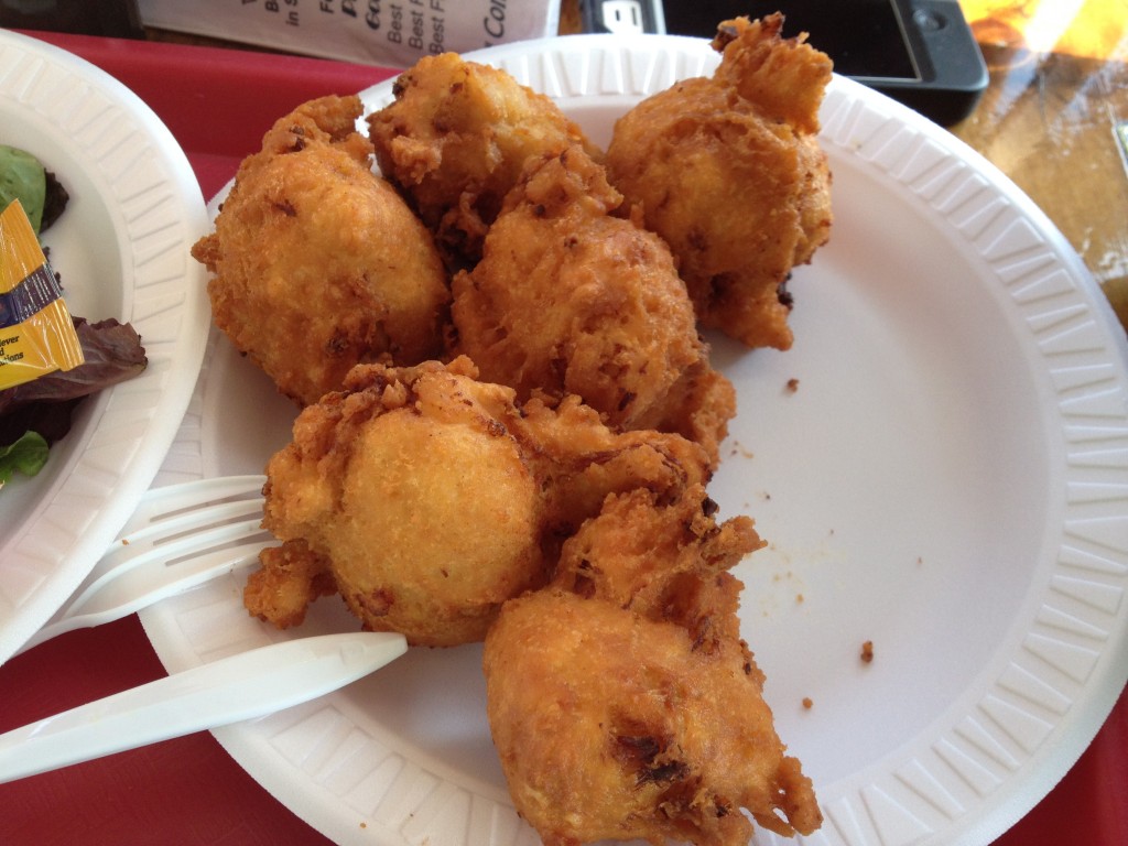 Clam Cakes at FLO'S CLAM SHACK