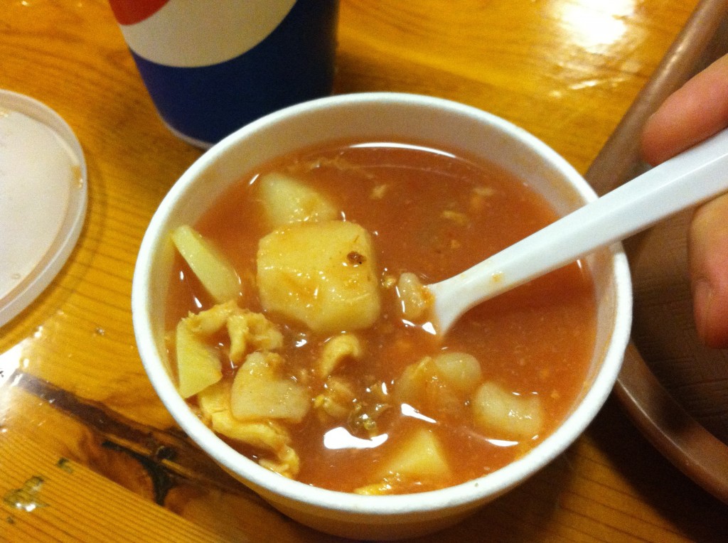 Red Clam Chowder at CHAMPLIN'S SEAFOOD