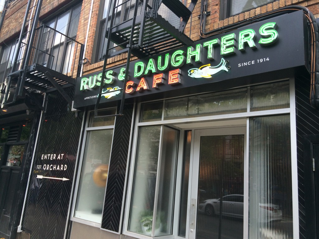 RUSS & DAUGHTERS CAFÉ, 127 Orchard Street (between Delancey and Rivington Streets), Lower East Side