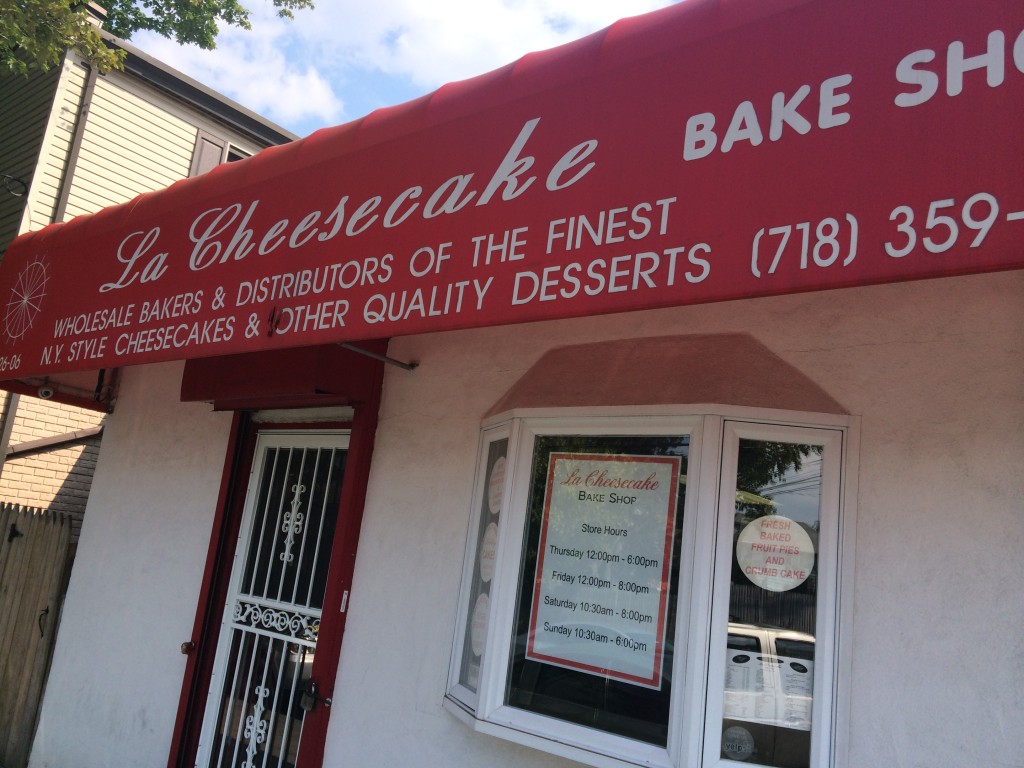 LA CHEESECAKE, 126-06 14th Avenue (at 126th Street), College Point, Queens