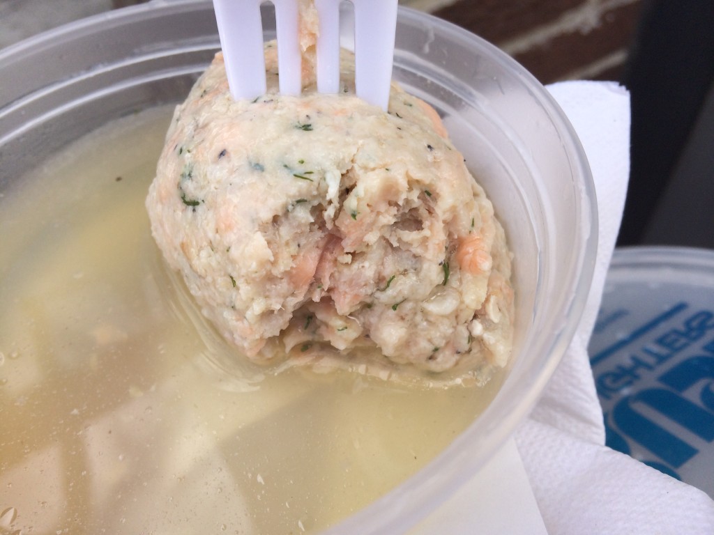 Salmon and Whitefish Gefilte Fish at RUSS & DAUGHTERS