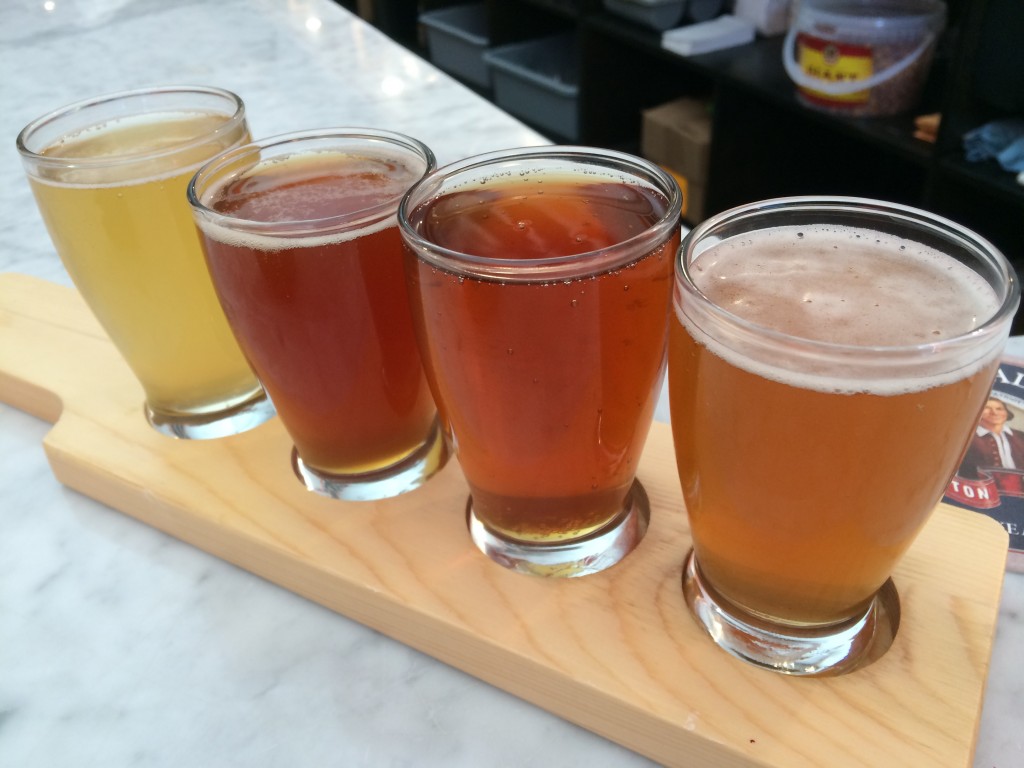 Beer Sampler at ASTORIA BIER & CHEESE