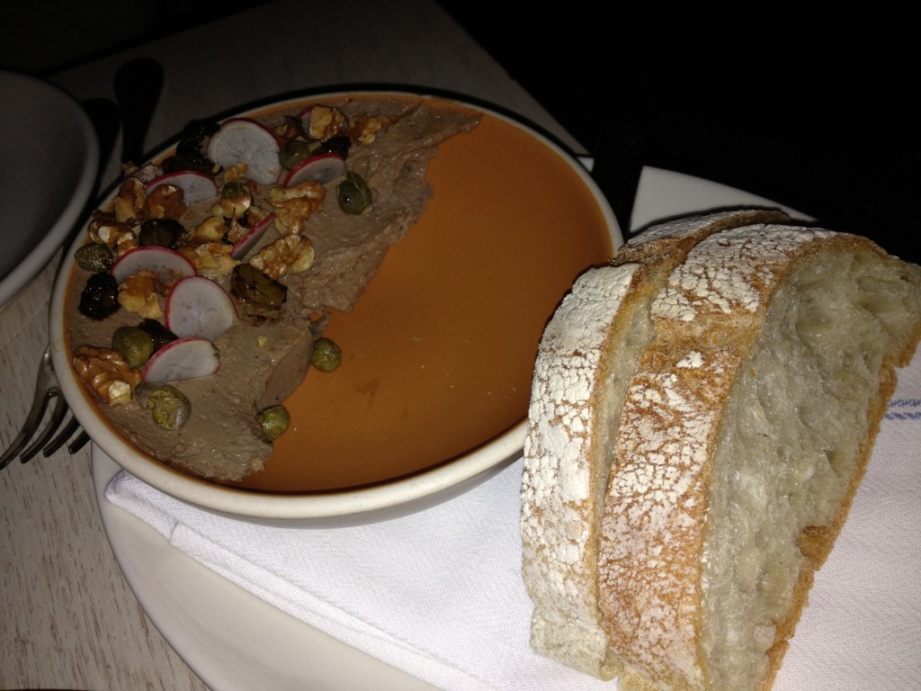CHICKEN LIVER MOUSSE at CHARLIE BIRD