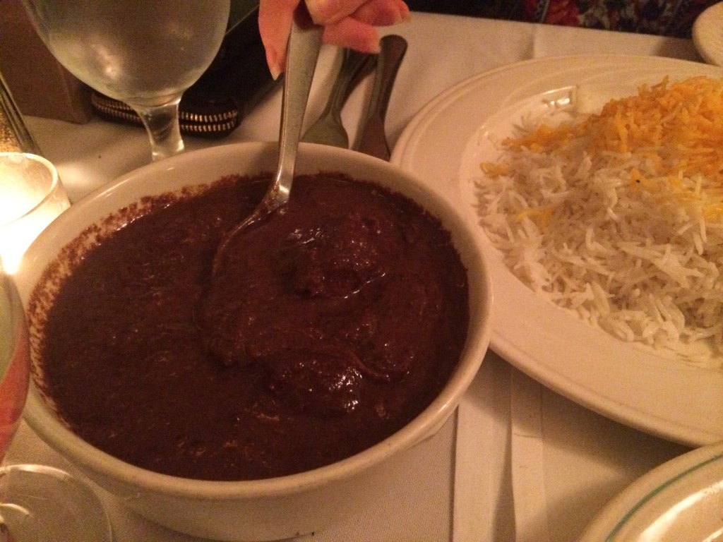 Khoresh Fesenjan at RAVAGH PERSIAN GRILL