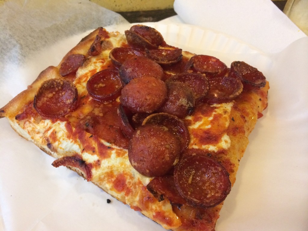 Spicy Pepperoni Slice at PRINCE STREET PIZZA
