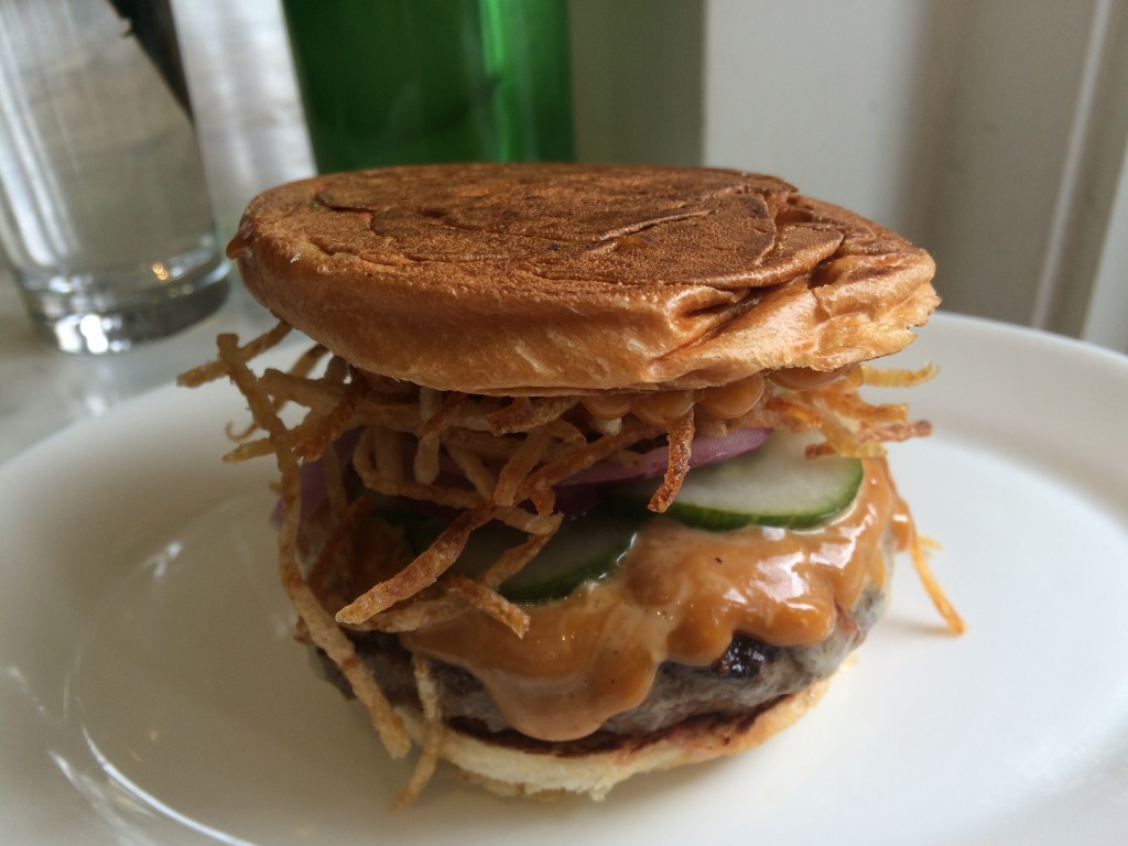 Fedora Burger at BAR SARDINE