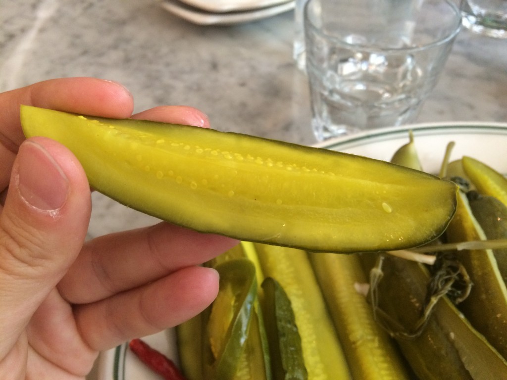 Hot Sour Cukes at JACOB'S PICKLES