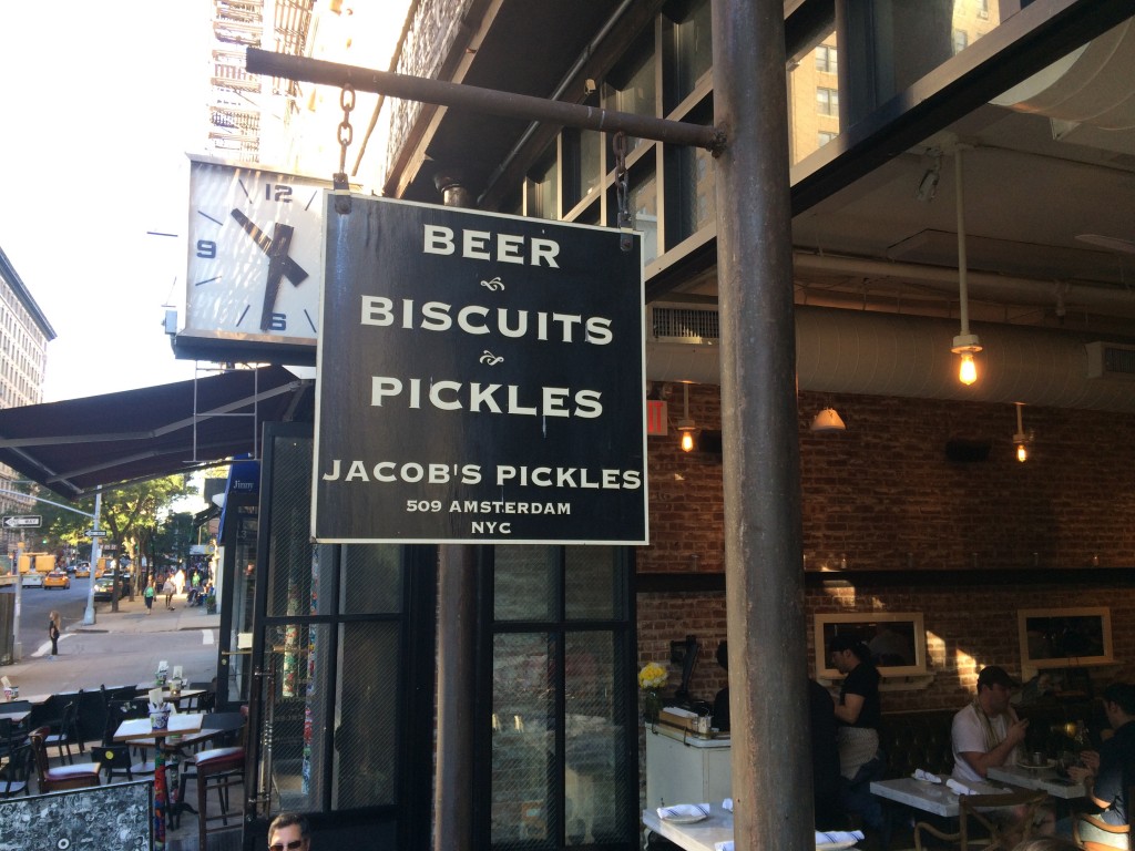JACOB'S PICKLES, 509 Amsterdam Avenue (between West 84th and West 85th Street), Upper West Side