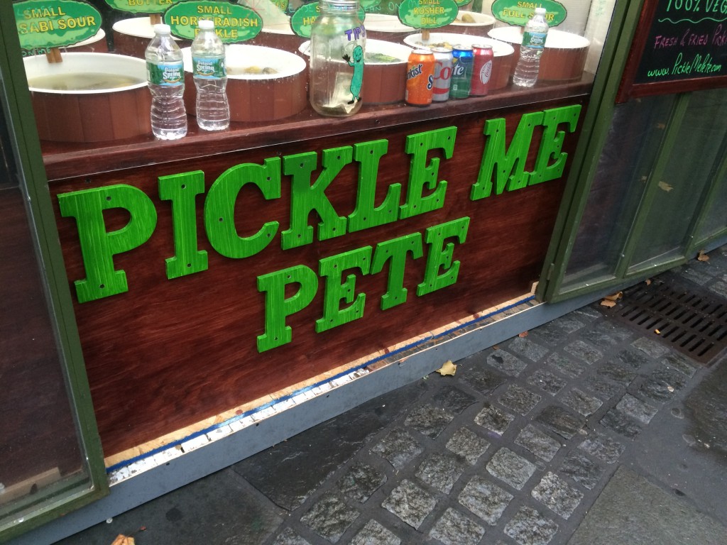 PICKLE ME PETE, Bryant Park Holiday Market, between 40th and 42nd Street and between Fifth and Sixth Avenue, Midtown West